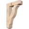 Ekena Millwork Funston Craftsman Smooth Bracket w/ Offset Brace, Douglas Fir, 7 1/2"W x 28"D x 40"H BKT0806X28X40FST04SDF - alternate 1